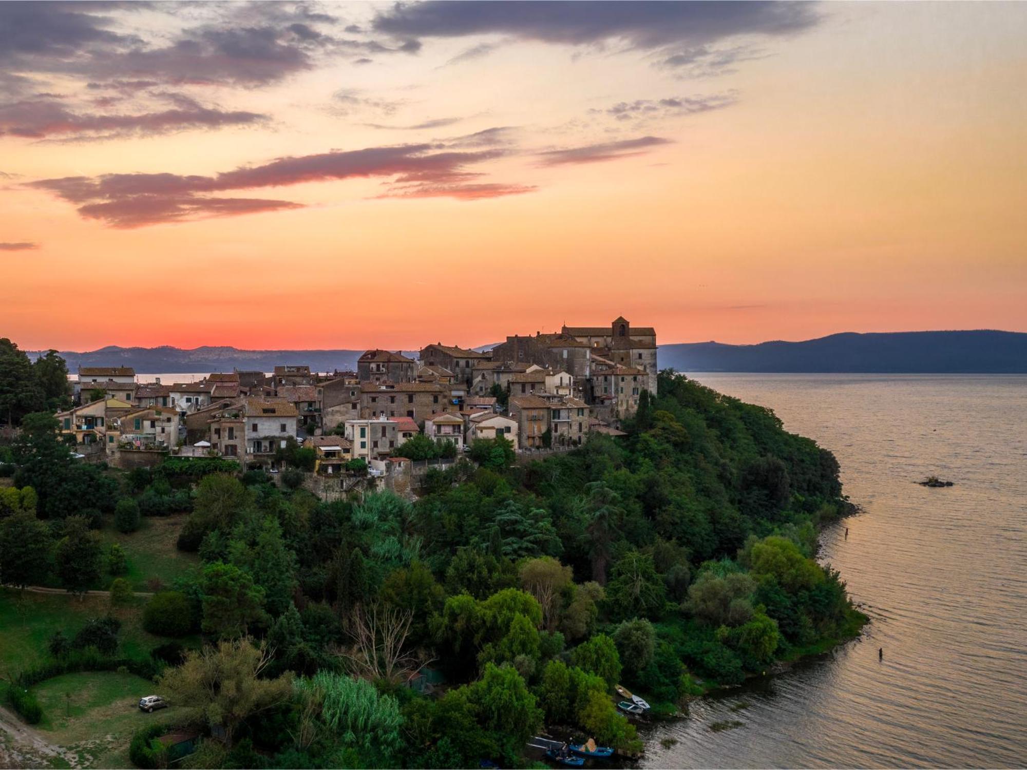 Apt Finestra Sul Castello, Vista Lago Wi-Fi Gratis 브라치아노 외부 사진